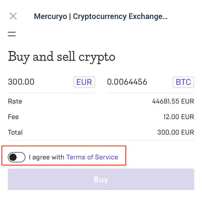 How to Buy Crypto with mercuryo for Fiat Payment in AscendEX
